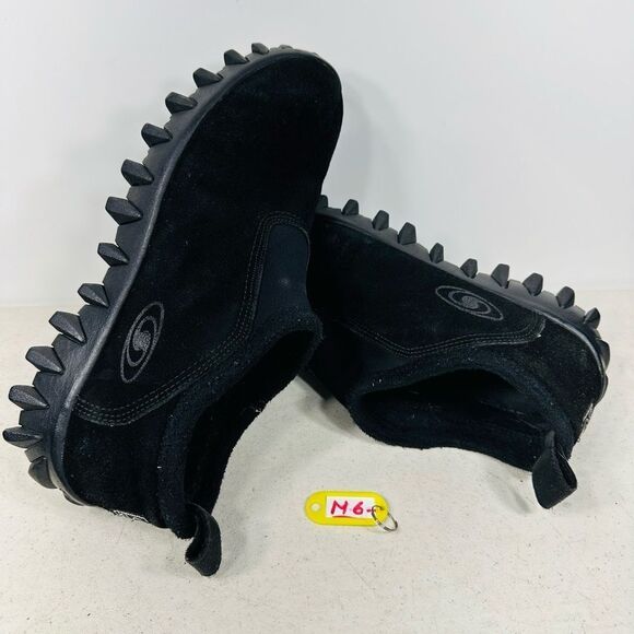 Salomon Contagrip CX Trail Shoes Slip On Black Size 10,5Mens Suede Black - Picture 1 of 8